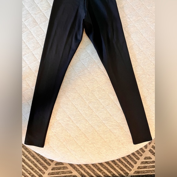 COMMANDO Sz Medium Black High Waisted Full Length Leggings Orig $128 - Picture 6 of 7